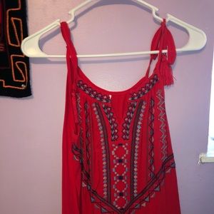 red string tank